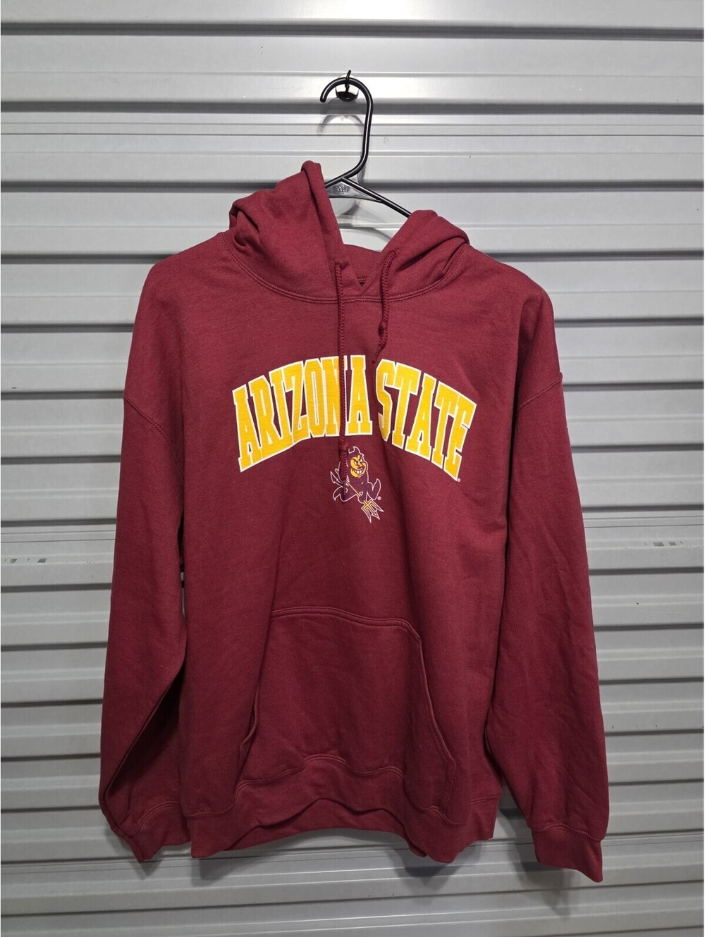 Arizona State Sun Devils Red Pullover Hoodie Sweatshirt NCAA Fan Apparel Men's L